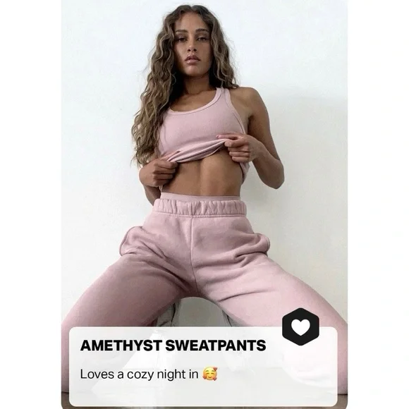 SET ACTIVE SWEATPANTS - AMETHYST - Picture 2 of 11